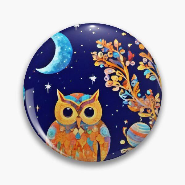 Item preview, Otherworldly Owl Art: Celestial Wonders designed and sold by Health And Fitness Posts e-Store.