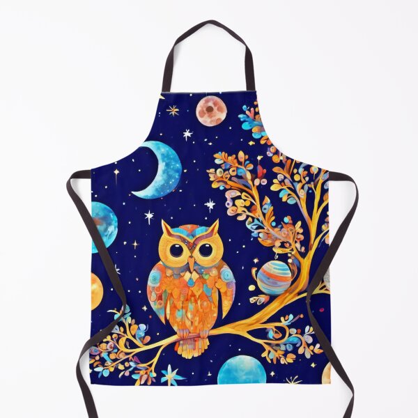 Item preview, Otherworldly Owl Art: Celestial Wonders designed and sold by Health And Fitness Posts e-Store.