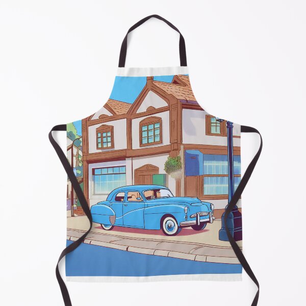 Item preview, Classic Car in Village designed and sold by KINGSMILESTORE.