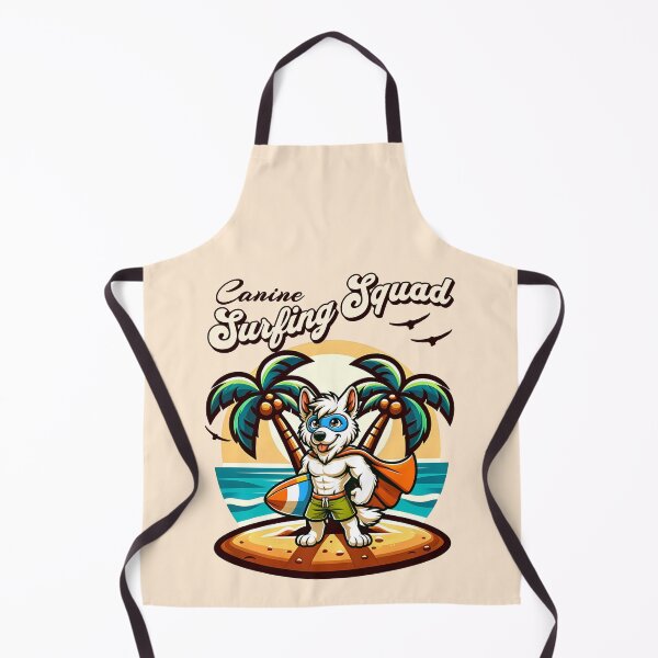 Item preview, Surfing Dog designed and sold by RockBeeDesigns.