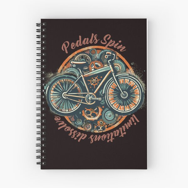 Artikelvorschau, Pedale drehen, Grenzen lösen sich auf - MTB - Fahrrad - Fun Sports Prints entworfen und verkauft von PosiPrints.