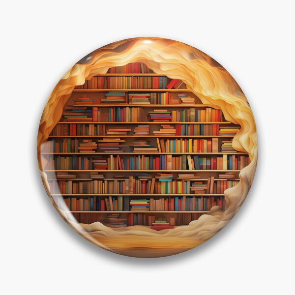 Item preview, 3D Library in a Fire Hole designed and sold by Magnuna.