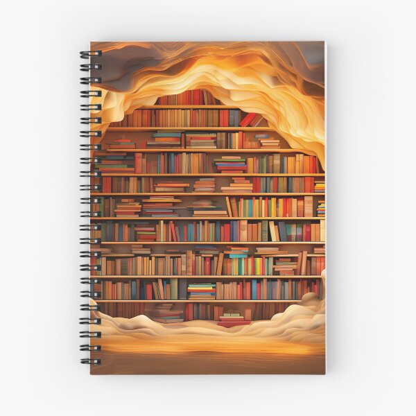 Item preview, 3D Library in a Fire Hole designed and sold by Magnuna.