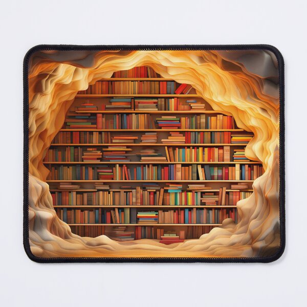 Item preview, 3D Library in a Fire Hole designed and sold by Magnuna.
