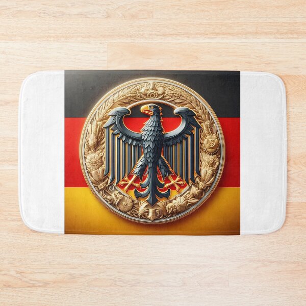 Item preview, Federal eagle on black, red, gold designed and sold by Sascha-Heiko.