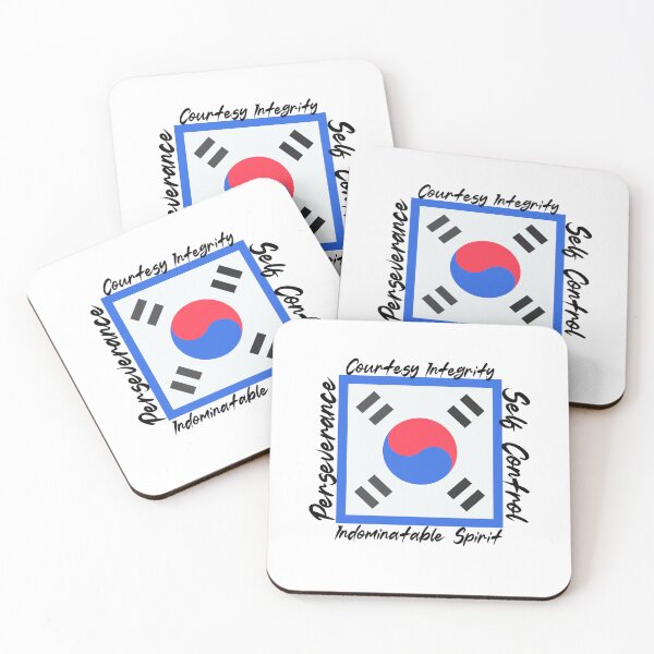 Item preview, Five tenets of Taekwondo designed and sold by Aura Artistic.