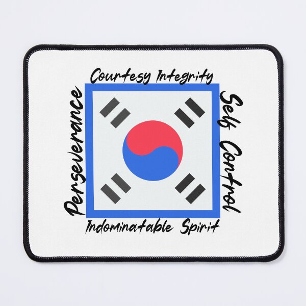 Item preview, Five tenets of Taekwondo designed and sold by Aura Artistic.