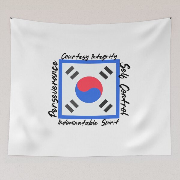 Item preview, Five tenets of Taekwondo designed and sold by Aura Artistic.