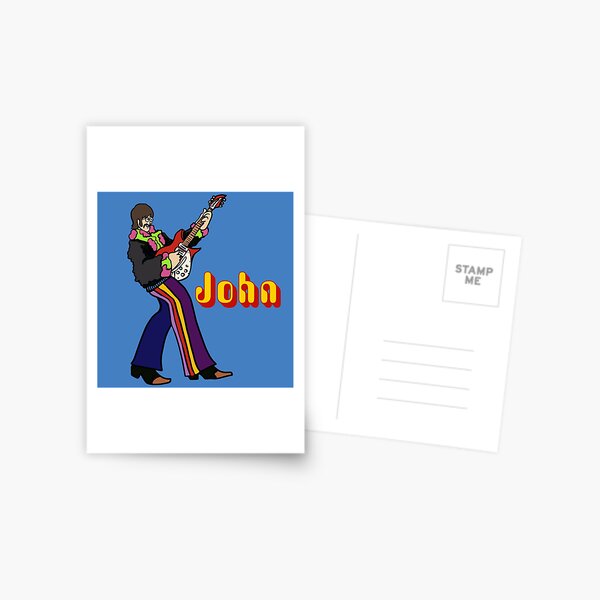Item preview, John Lennon Yellow Submarine character plays guitar in Pepperland  designed and sold by Kludoman.