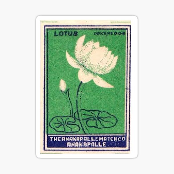 Item preview, Indian Lotus Matchbox designed and sold by PeppermintThief.