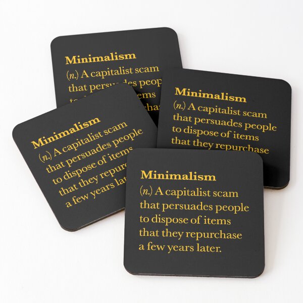 Item preview, Minimalism definition. v.3 designed and sold by x1brett.