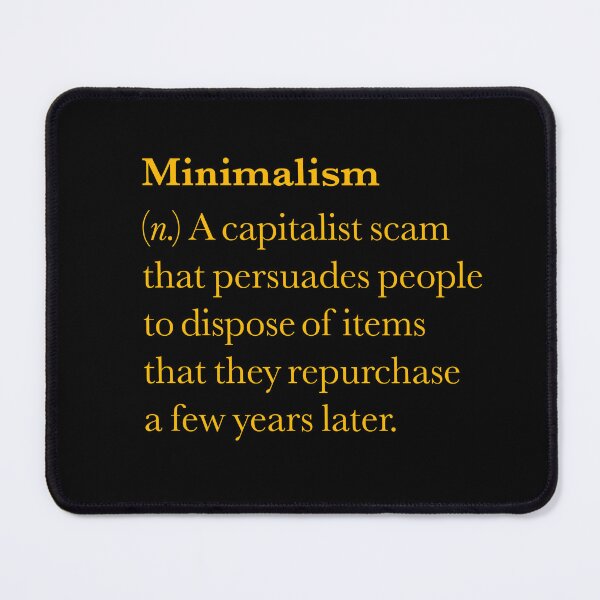 Item preview, Minimalism definition. v.3 designed and sold by x1brett.