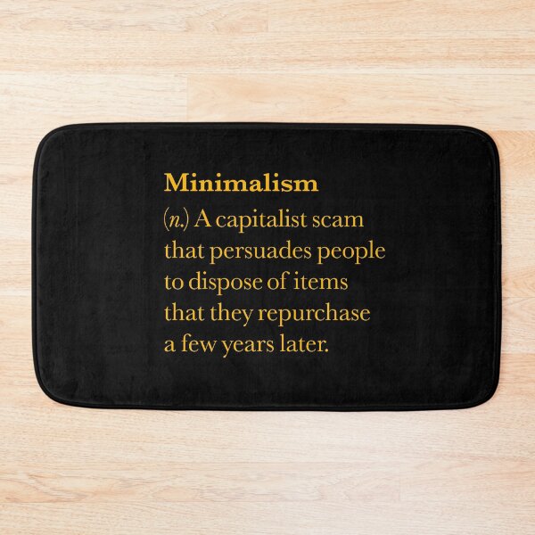 Item preview, Minimalism definition. v.3 designed and sold by x1brett.