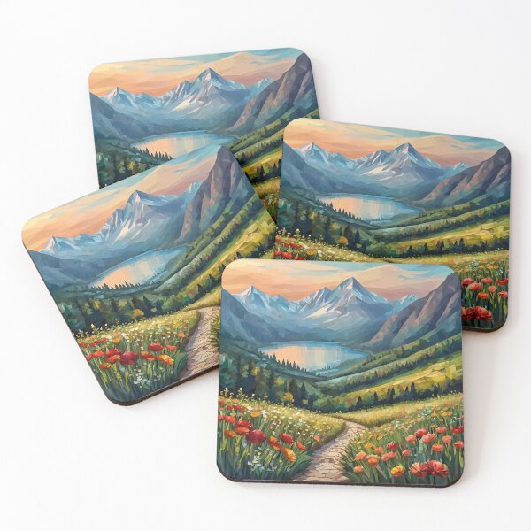 Item preview, Colourful Landscape designed and sold by AICreativeArts.