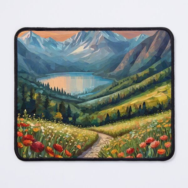 Item preview, Colourful Landscape designed and sold by AICreativeArts.