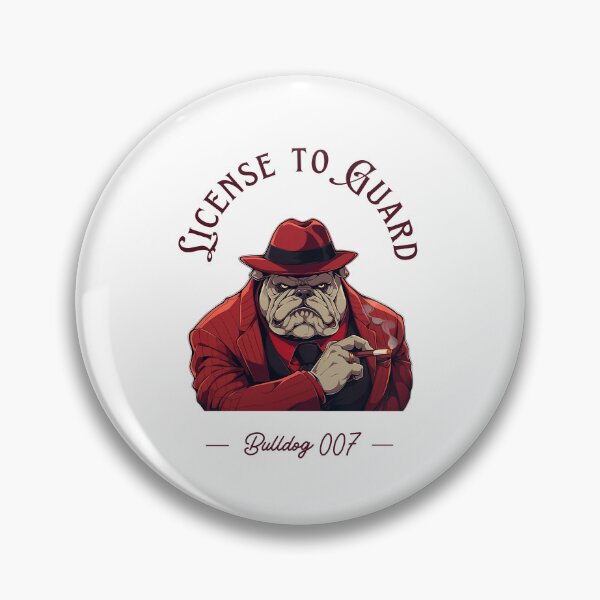 Item preview, Bulldog as a super agent. Bulldog 007 designed and sold by Tsifra.