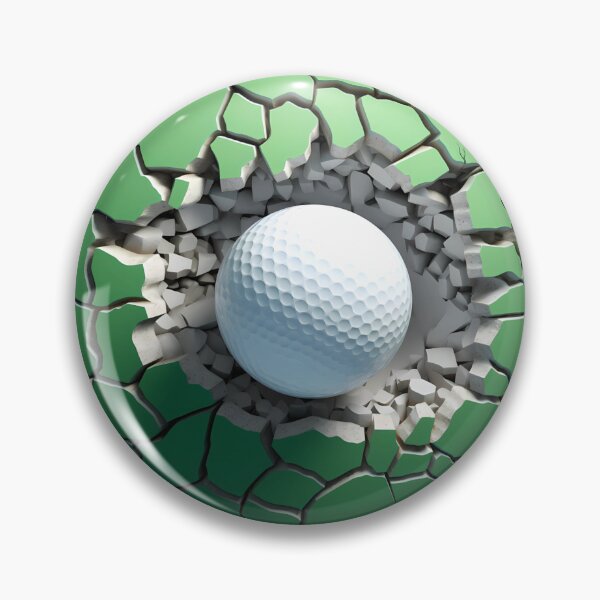 Item preview, 3D Golf Ball in a Wall Hole designed and sold by Magnuna.