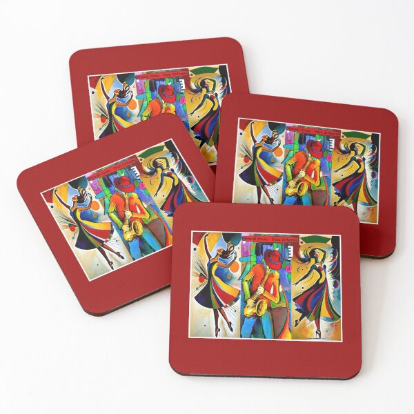 Item preview, Mardi Gras New Orleans : Saxophonist and Dancers Advertising Print designed and sold by posterbobs.