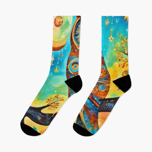 Item preview, Vivid Owl Celestials: Wonder and Magic designed and sold by Health And Fitness Posts e-Store.