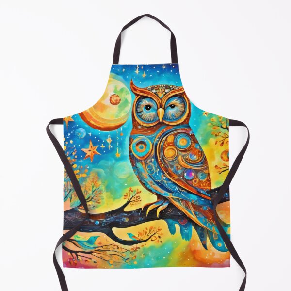 Item preview, Vivid Owl Celestials: Wonder and Magic designed and sold by Health And Fitness Posts e-Store.