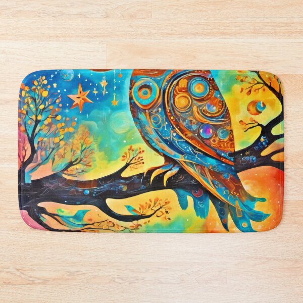 Item preview, Vivid Owl Celestials: Wonder and Magic designed and sold by Health And Fitness Posts e-Store.
