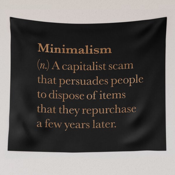 Item preview, Minimalism definition. v.5 designed and sold by x1brett.