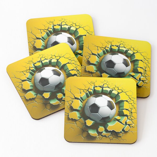 Item preview, 3D Soccer Ball in a Wall Hole designed and sold by Magnuna.