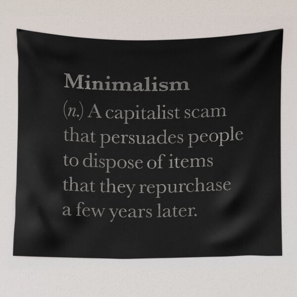 Item preview, Minimalism definition. v.6 designed and sold by x1brett.