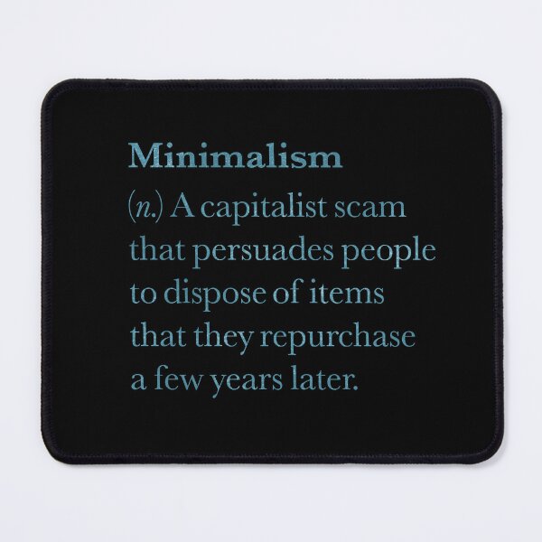 Item preview, Minimalism definition. v.7 designed and sold by x1brett.