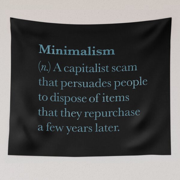 Item preview, Minimalism definition. v.7 designed and sold by x1brett.
