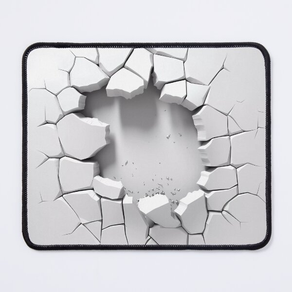 Item preview, 3D The Hole in a Wall With Crack designed and sold by Magnuna.