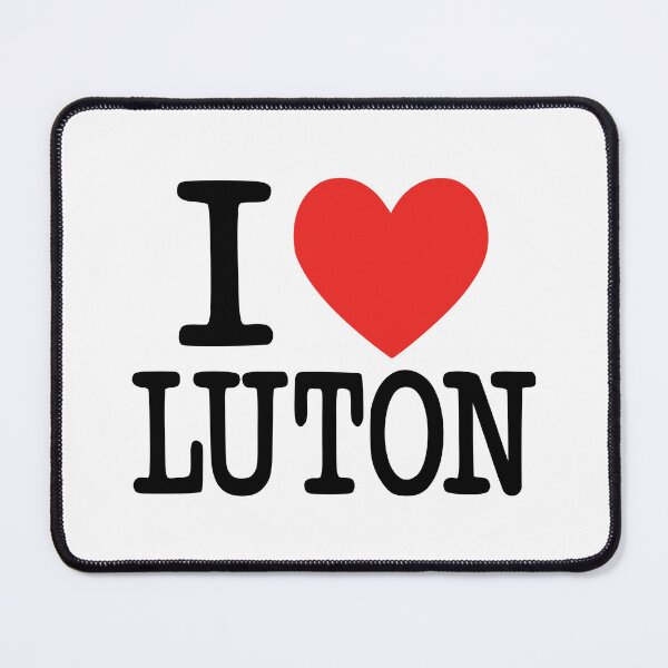 Item preview, I Heart Luton - Funny Novelty Graphic designed and sold by RLYGR8.
