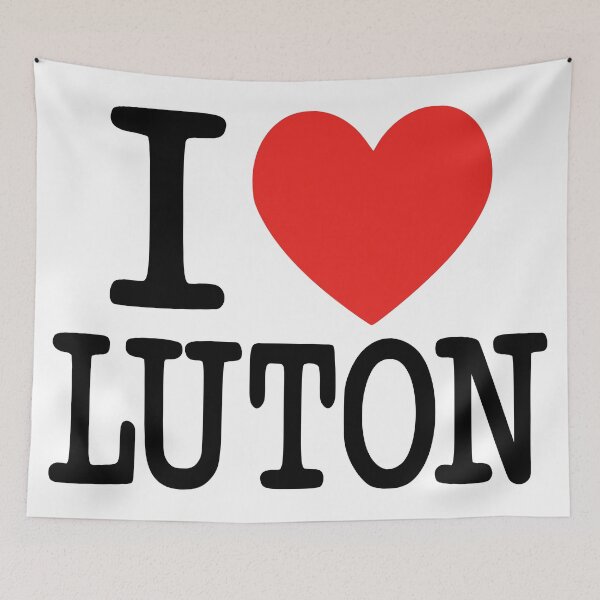 Item preview, I Heart Luton - Funny Novelty Graphic designed and sold by RLYGR8.