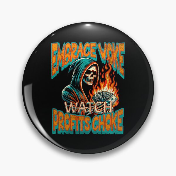 Item preview, No Woke Grim Reaper designed and sold by RockBeeDesigns.