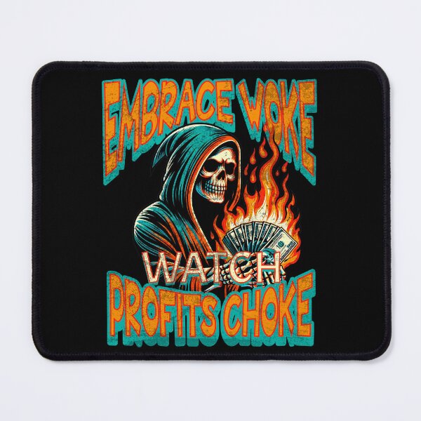 Item preview, No Woke Grim Reaper designed and sold by RockBeeDesigns.
