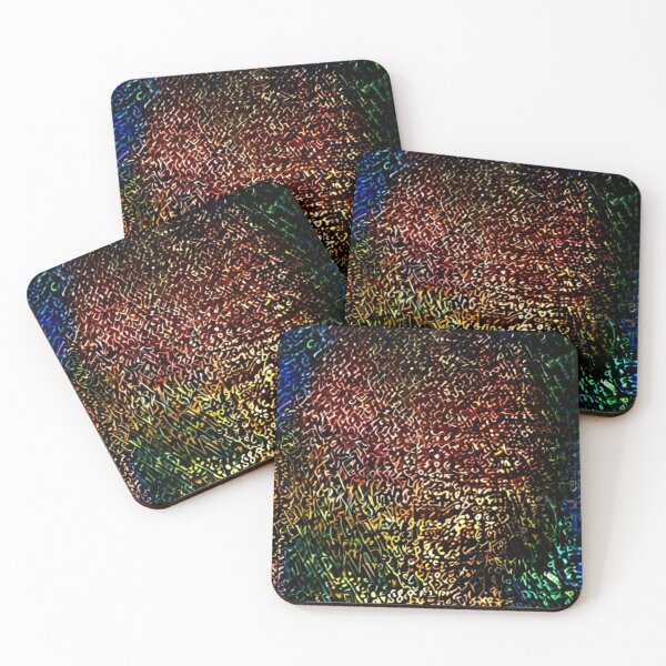 Item preview, multi colour abstract art with a rainbow hue designed and sold by optimusprime39.