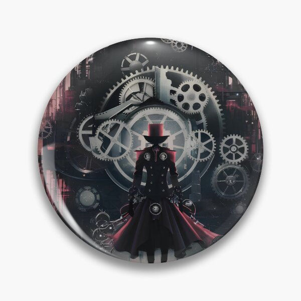 Item preview, Man in steampunk futurescape designed and sold by Paul-Place.