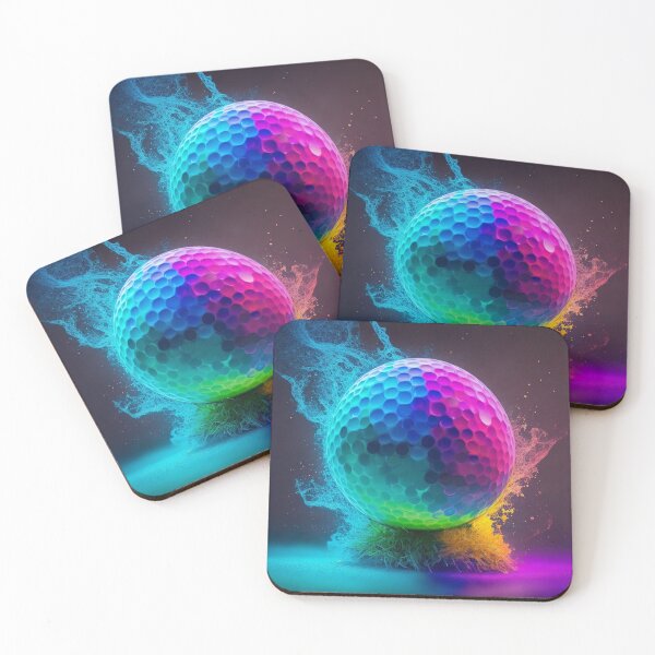 Item preview, Echoes of Impact: Abstract Representations of Golf Ball Energy designed and sold by ValleyDream.