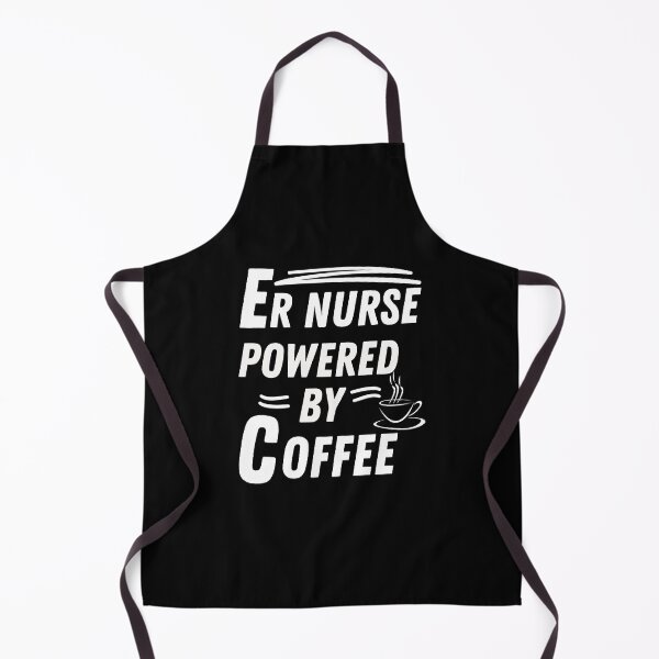 Item preview, ER Nurse powered by coffee designed and sold by annoying-shirts.