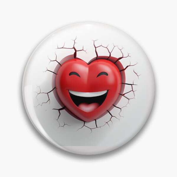 Item preview, 3D Smiling Heart in a Wall Hole designed and sold by Magnuna.