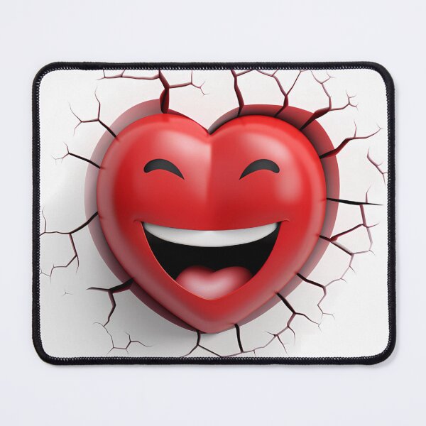 Item preview, 3D Smiling Heart in a Wall Hole designed and sold by Magnuna.