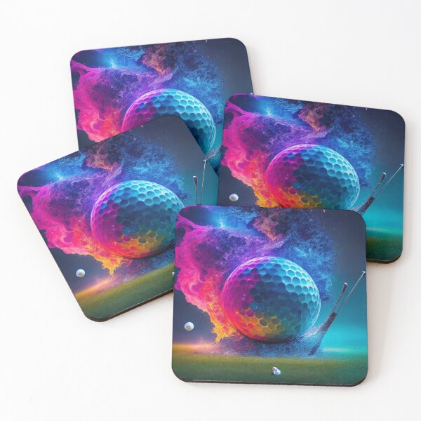 Item preview, Momentum and Stillness: Abstract Contrasts in Golf Ball Dynamics designed and sold by ValleyDream.