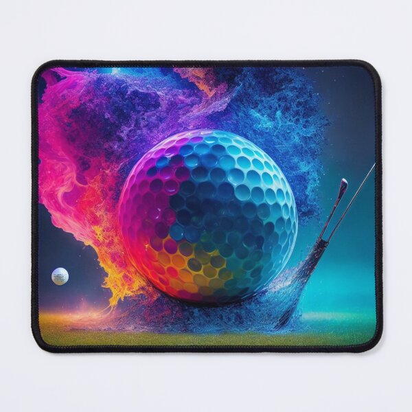Item preview, Momentum and Stillness: Abstract Contrasts in Golf Ball Dynamics designed and sold by ValleyDream.