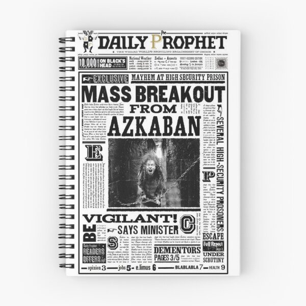 Item preview, Daily Prophet Mass Breakout from Azkaban designed and sold by ShokoLaPatata.