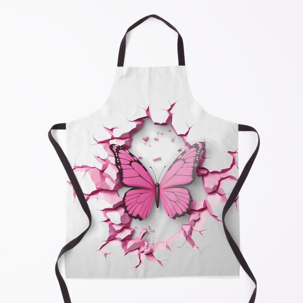 Item preview, 3D Pink Butterfly in a Wall Hole designed and sold by Magnuna.
