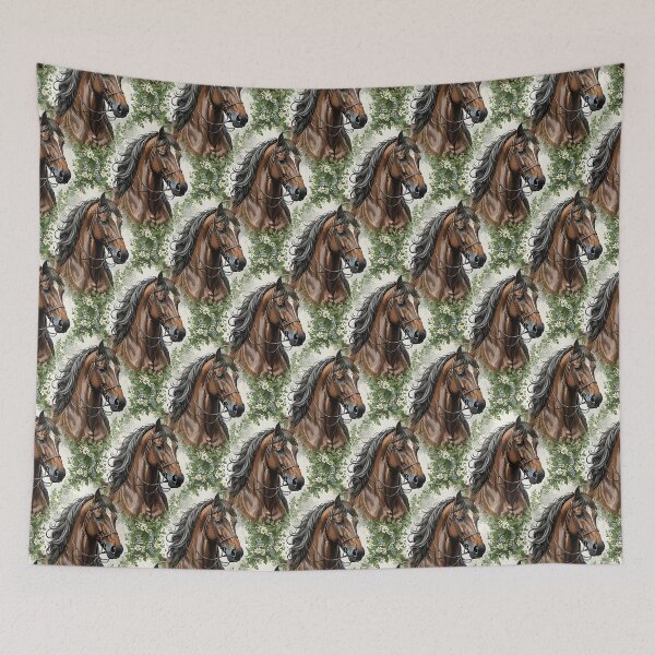 Item preview, Massachusetts Morgan Horse And Mayflowers Pattern designed and sold by taiche.