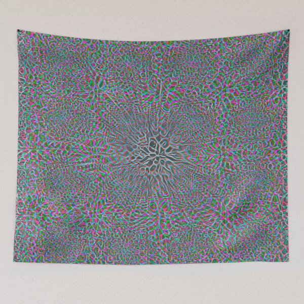 Item preview, Psychedelic Illusion: 3D Trippy Grey Pattern designed and sold by GrizzlyCollective.