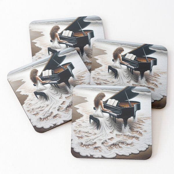 Item preview, Pianist In Sea Foam designed and sold by Maria Dryfhout.