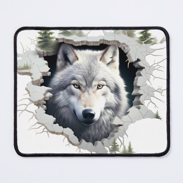 Item preview, 3D Wolf in a Hole Forest designed and sold by Magnuna.