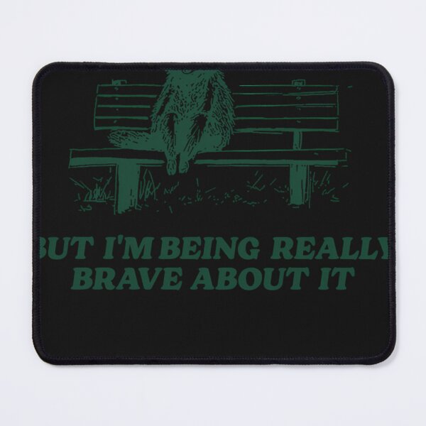 Item preview, My Tummy Hurts But I'M Being Really Brave Raccoon T Shirt Weird T Shirt Meme T Shirt Trash Panda T Shirt Unisex designed and sold by Eriartwright.